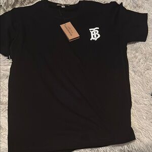 Black T-Shirt with White Logo